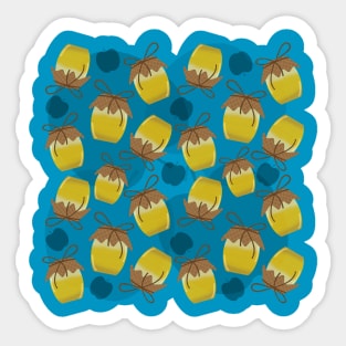 Honey and apples Sticker